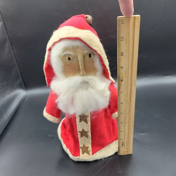 Handmade Rustic Primitive Cloth Santa Christmas Decoration Country Farmhouse - Picture 8 of 12